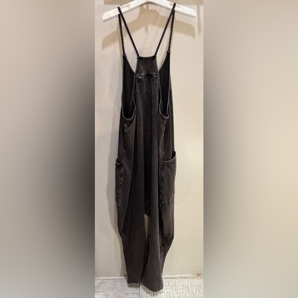 NWOT Free People Hotshot Onesie Washed Black - Picture 3 of 5